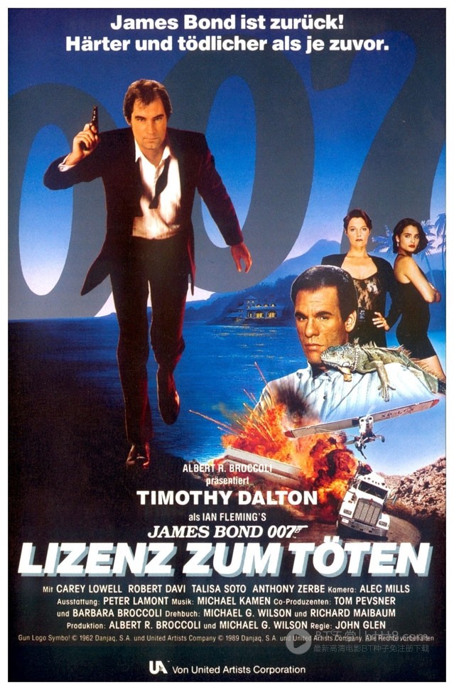 [007系列16：杀人执照][BD-720P-RMVB][英语中字][豆瓣6.8分][1.5GB][1989]