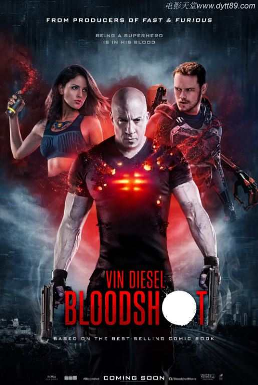 2020年美国5.5分动作科幻片《喋血战士》蓝光中英双字