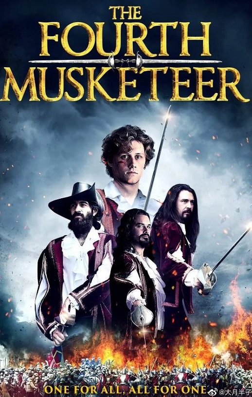 2022年英国动作冒险片《第四火枪手》BD中英双字