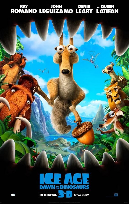 2009年美国经典动画片《冰川时代3》蓝光国粤英3语双字