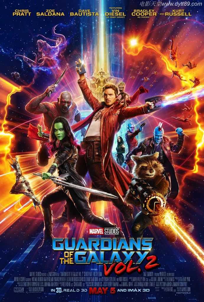 2017年美国经典科幻片《银河护卫队2》蓝光国英双语中英双字