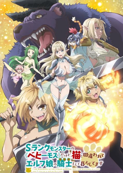2024年日本动漫《S级怪兽《贝希摩斯》被误认成小猫，成为精灵女孩的骑士(宠物)一起生活》全12集